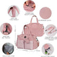 SUPROMOMI Diaper Bag Tote (Pink)