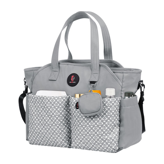 SUPROMOMI Diaper Bag Tote (Grey)